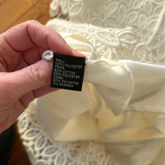 Carmen Marc Valvo white dress 14 - Picture 7 of 7